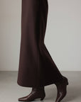 Mocha Line Midi Skirt