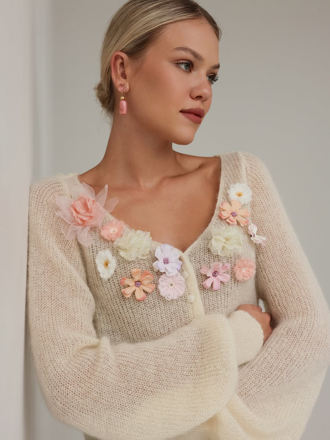 Pastel Bloom Sweater