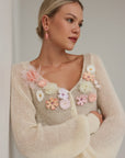 Pastel Bloom Sweater