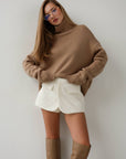 Oversized High Neck Sweater