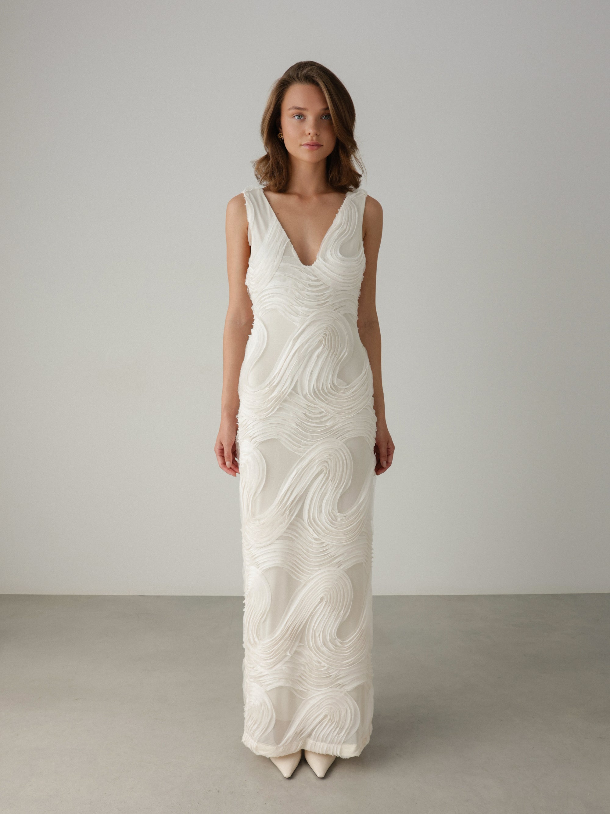 Sculptural Art-Déco Dress