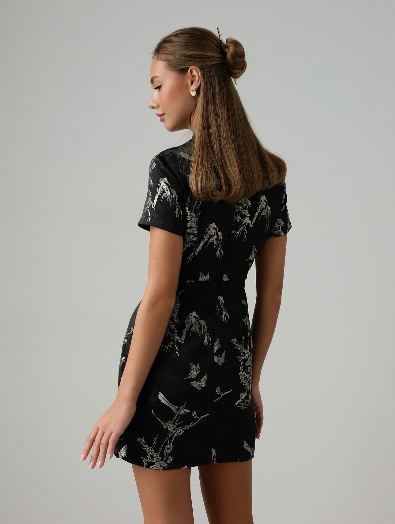 Black Sakura Dress