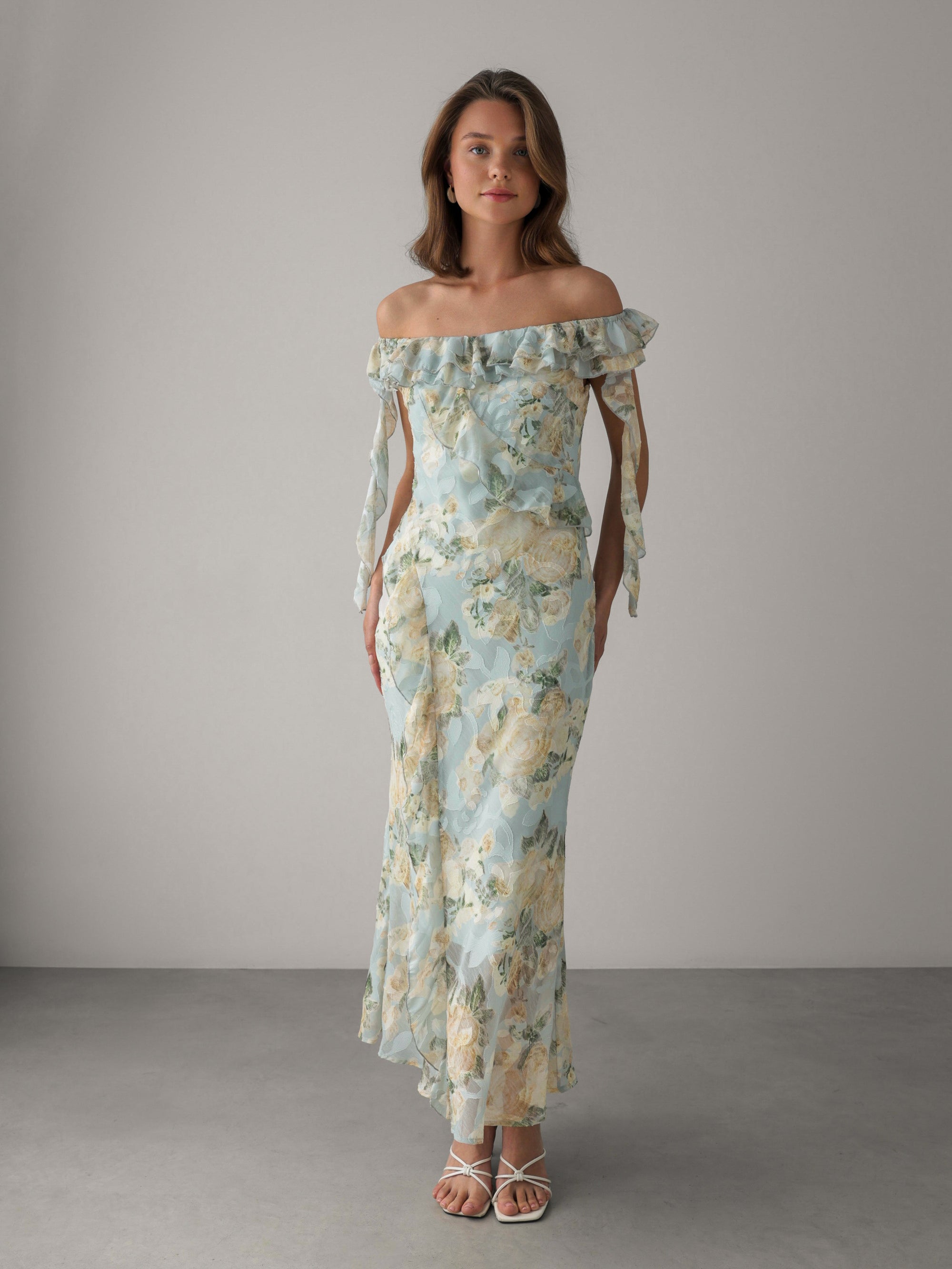 Floral Watercolor Dress