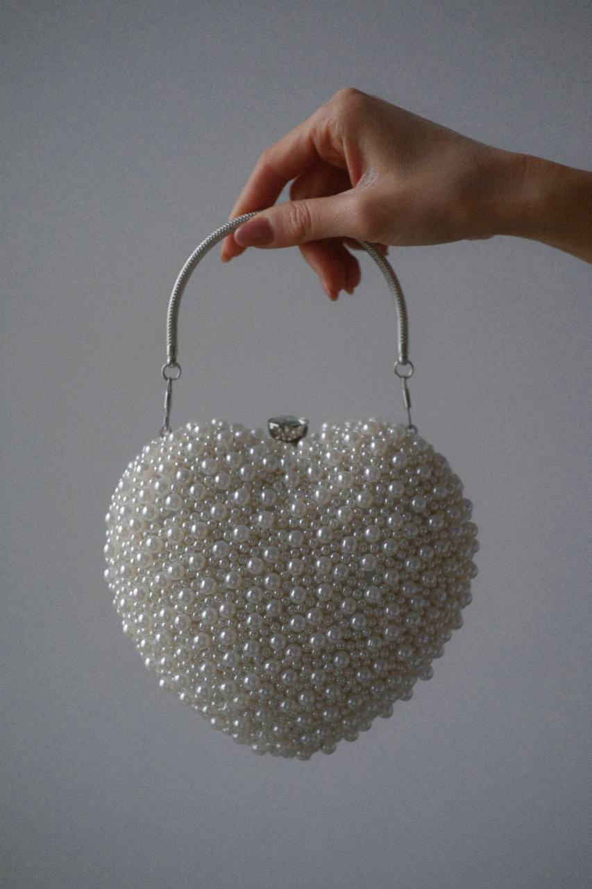 Pearl Heart Bag