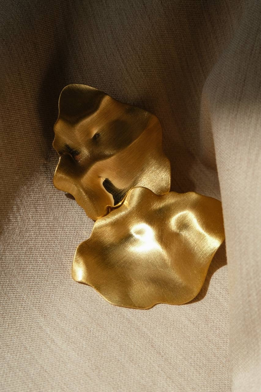 Golden Wave Earrings