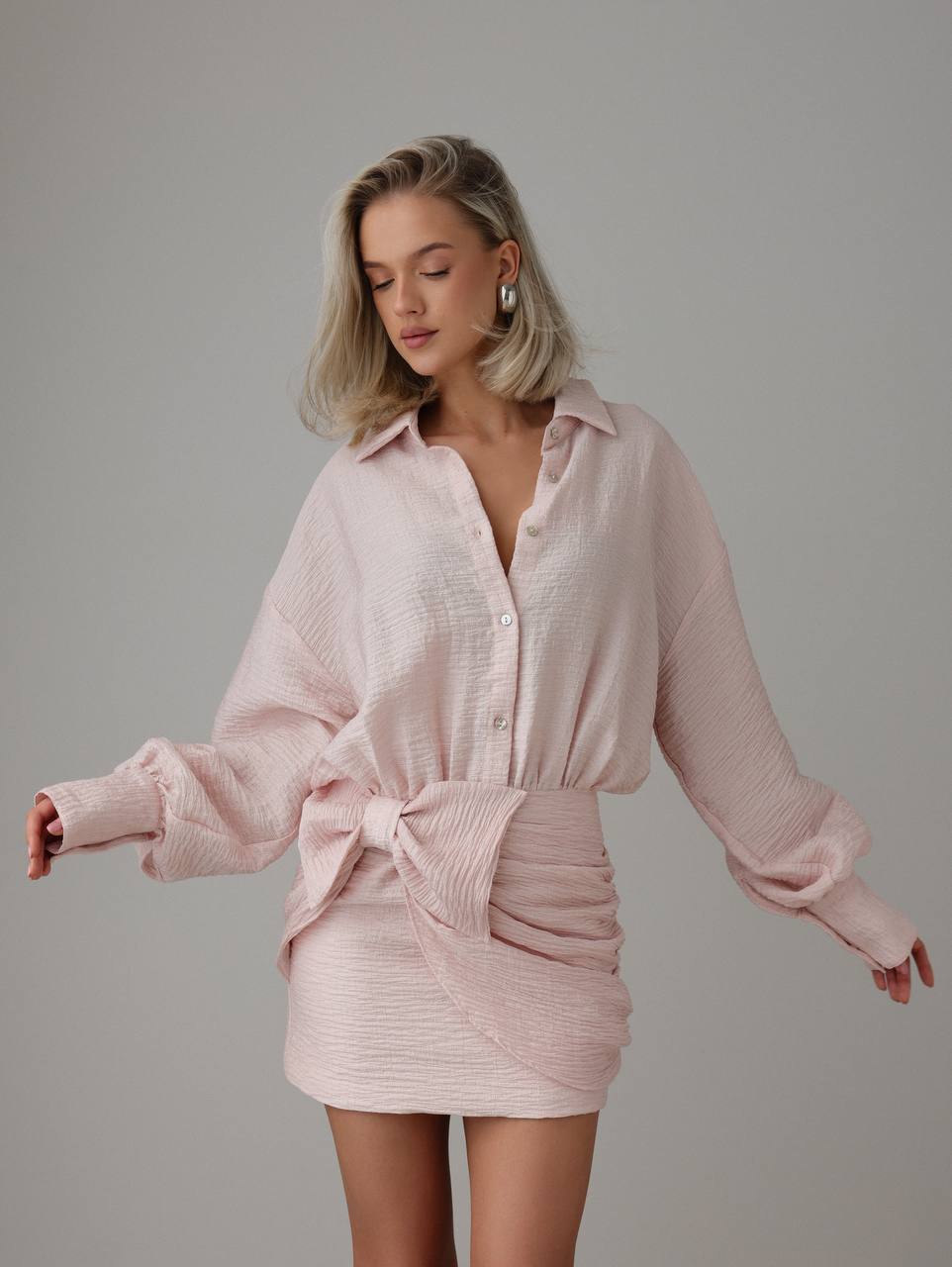 Cream Dream Shirt Dress