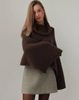 Cocoa Drape Knit
