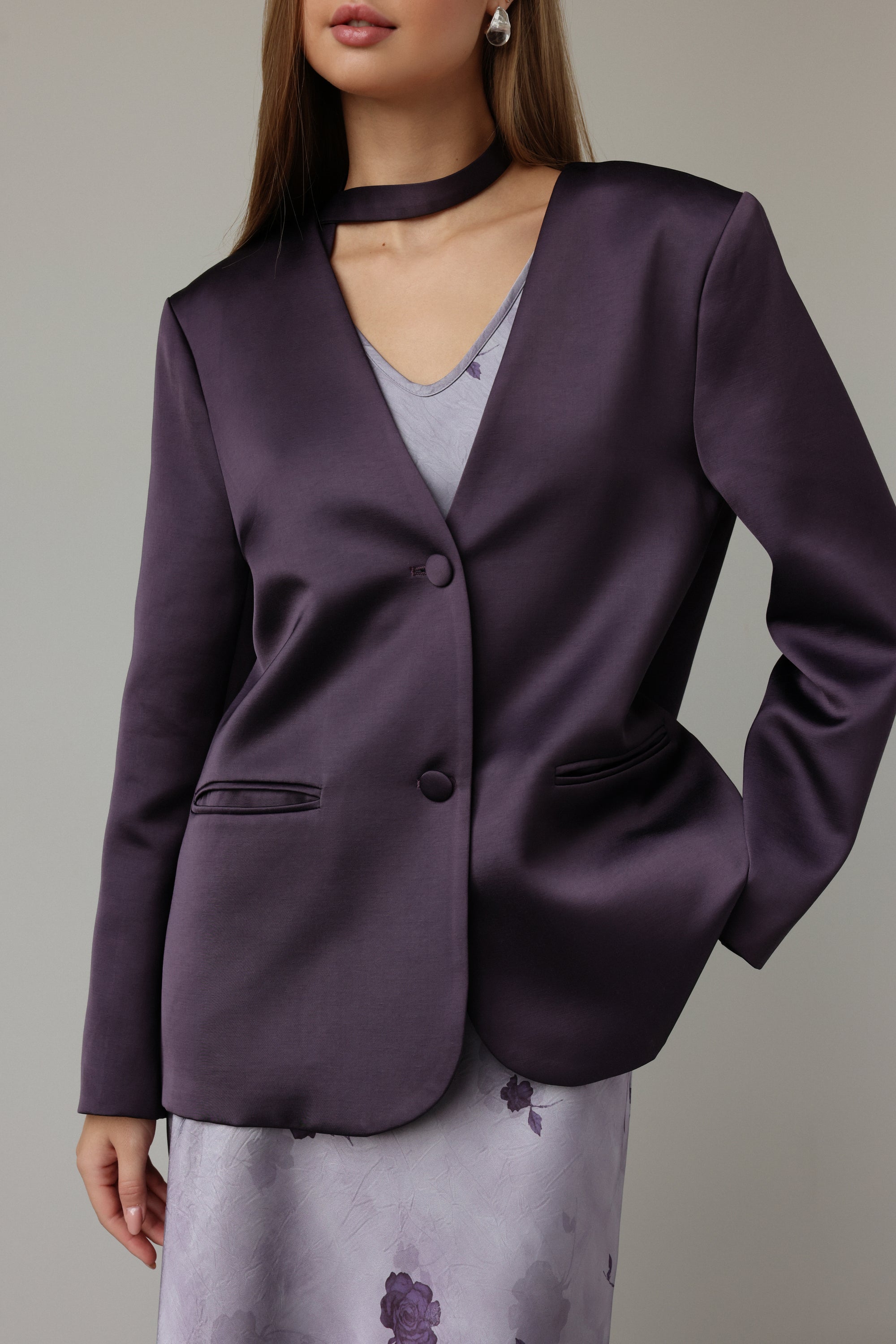 Midnight Plum Blazer