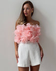 Peony Veil Top