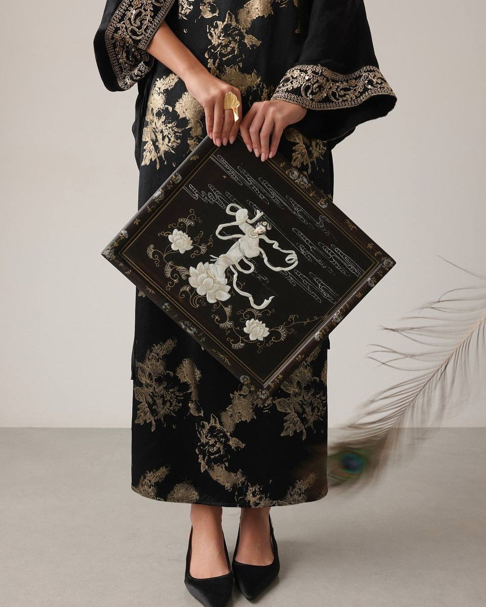Golden Bloom Dress