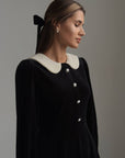 Moonlit Collar Dress