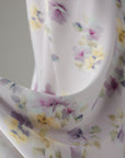 Floral Drape Slip Dress