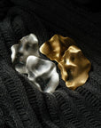 Silver Wave Earrings