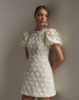 Fleur Textured Mini Dress