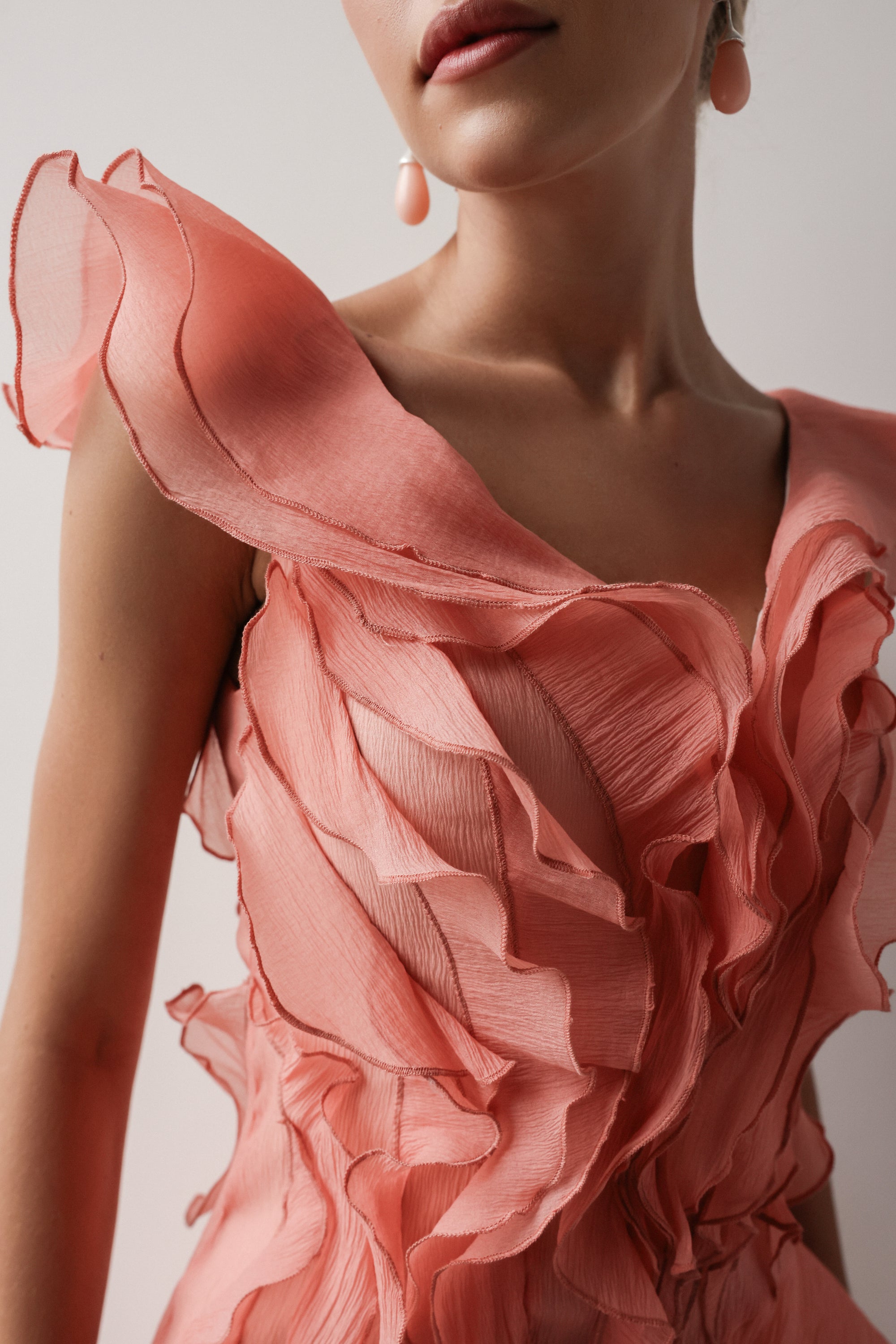 Coral Bloom Dress