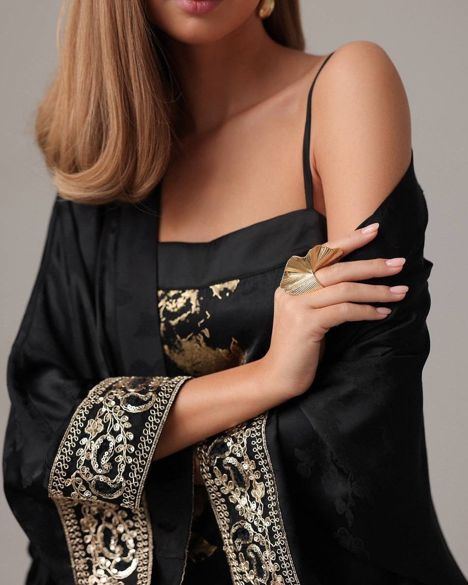 Golden Bloom Dress