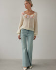 Pastel Bloom Sweater