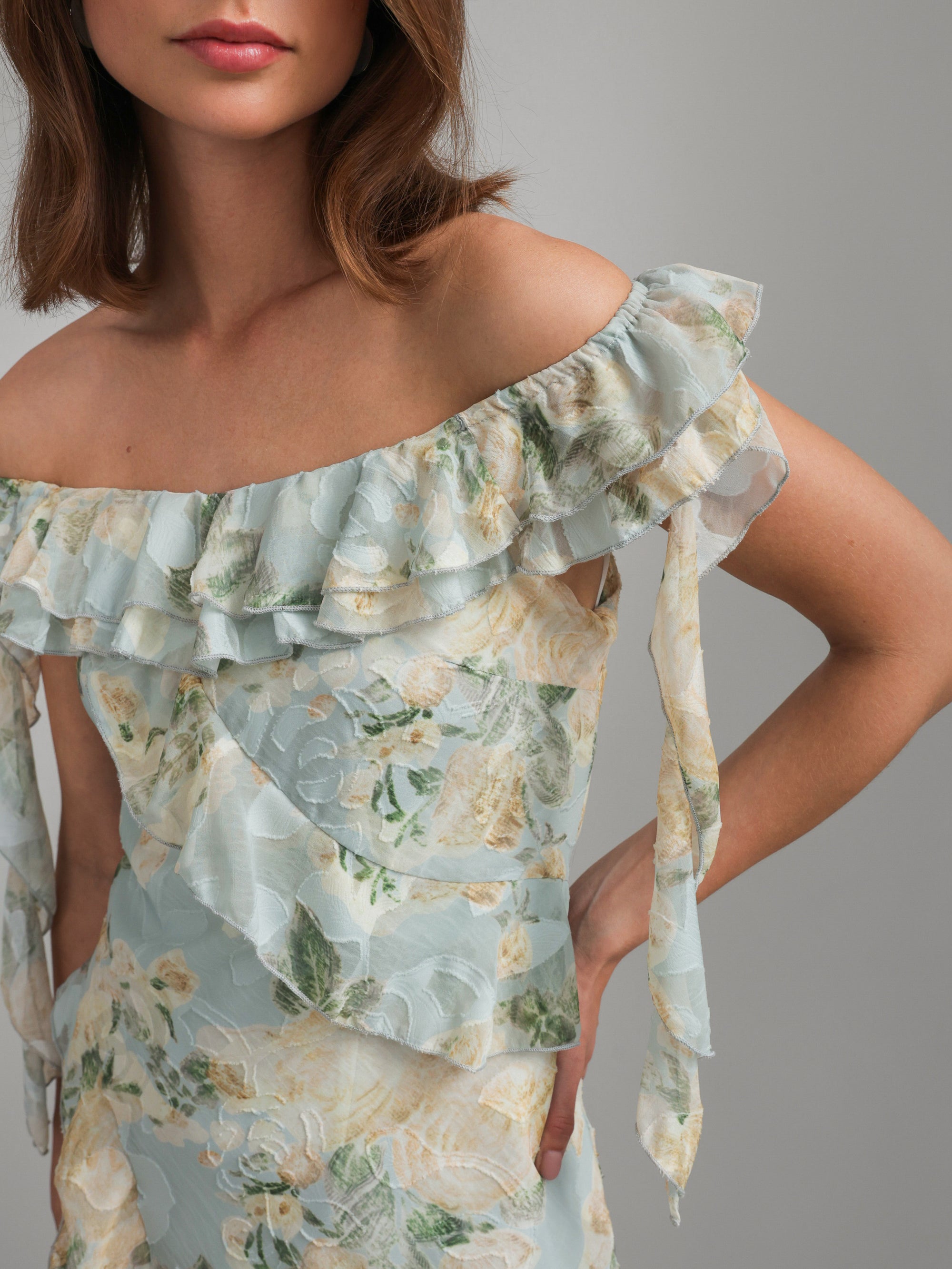 Floral Watercolor Dress
