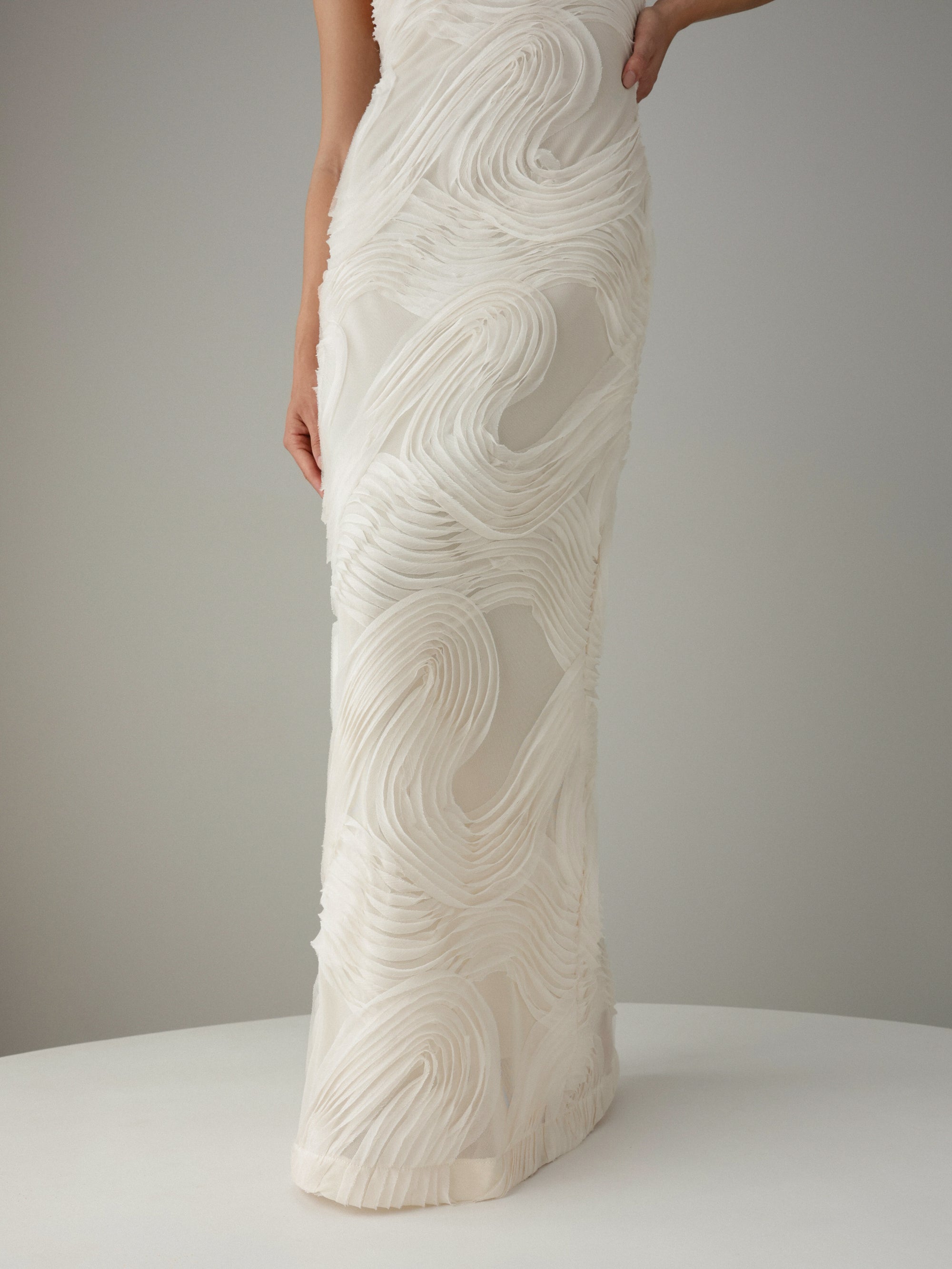 Sculptural Art-Déco Dress