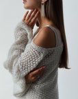 Frosted Petal Sweater