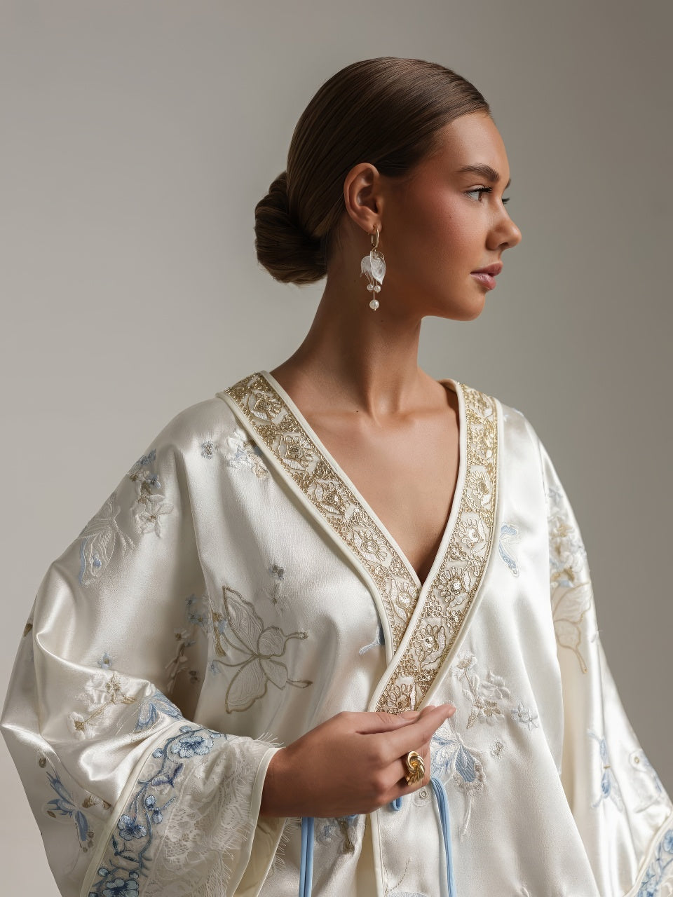 White Lotus Kimono Jacket
