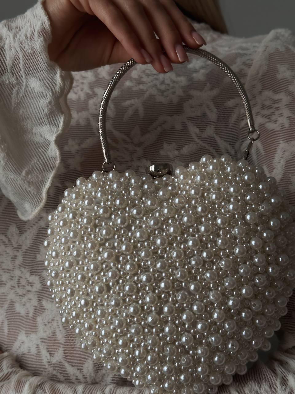 Pearl Heart Bag