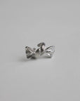 Silver Bow Knot Ring