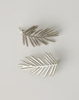 Silver Palm Earrings