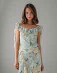 Floral Watercolor Dress