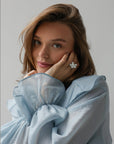 Pearl Cluster Ring