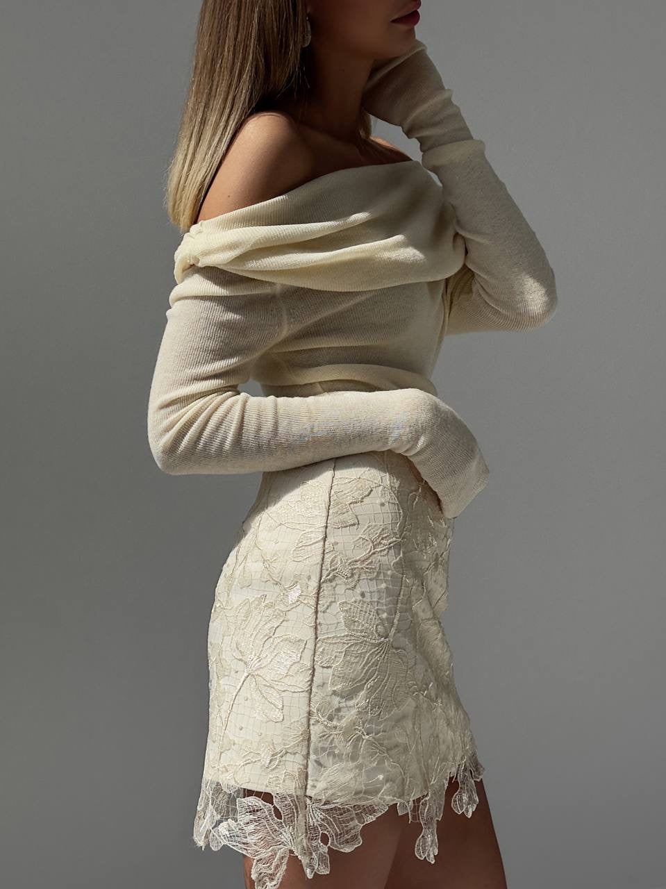 Elegant Off-Shoulder Blouse