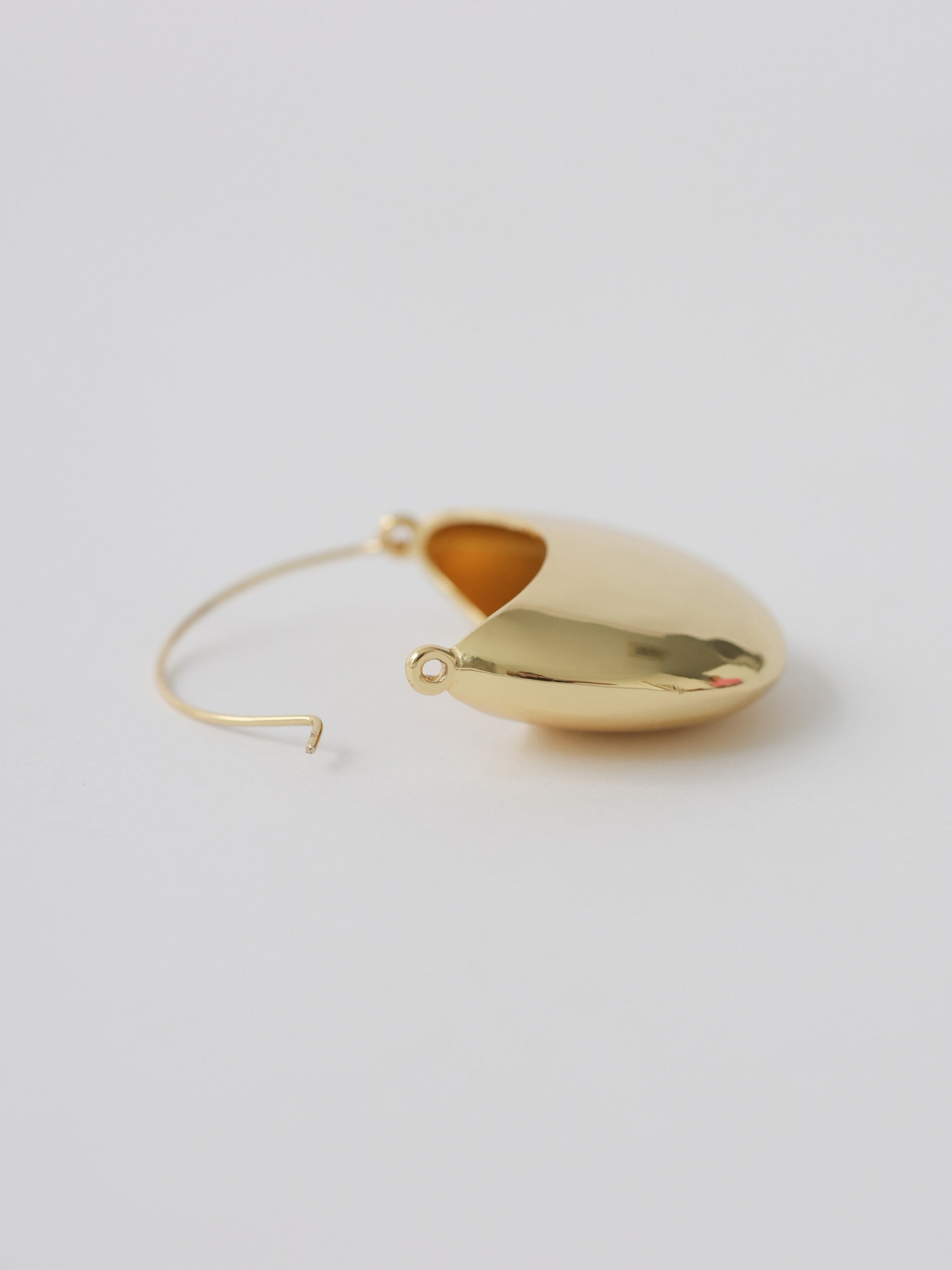 Golden Crescent Earrings