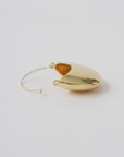 Golden Crescent Earrings