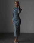 Celeste Mesh Midi Dress