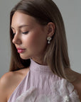 Neckholderkleid mit Fliederblüten-Print