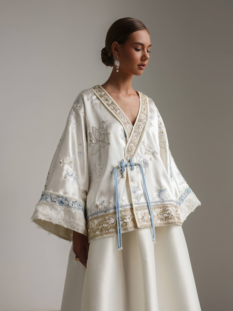White Lotus Kimono Jacket