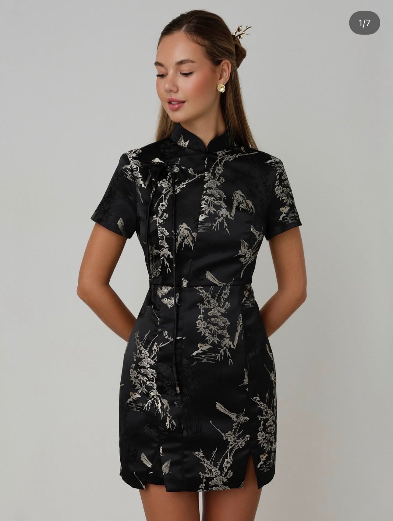 Black Sakura Dress