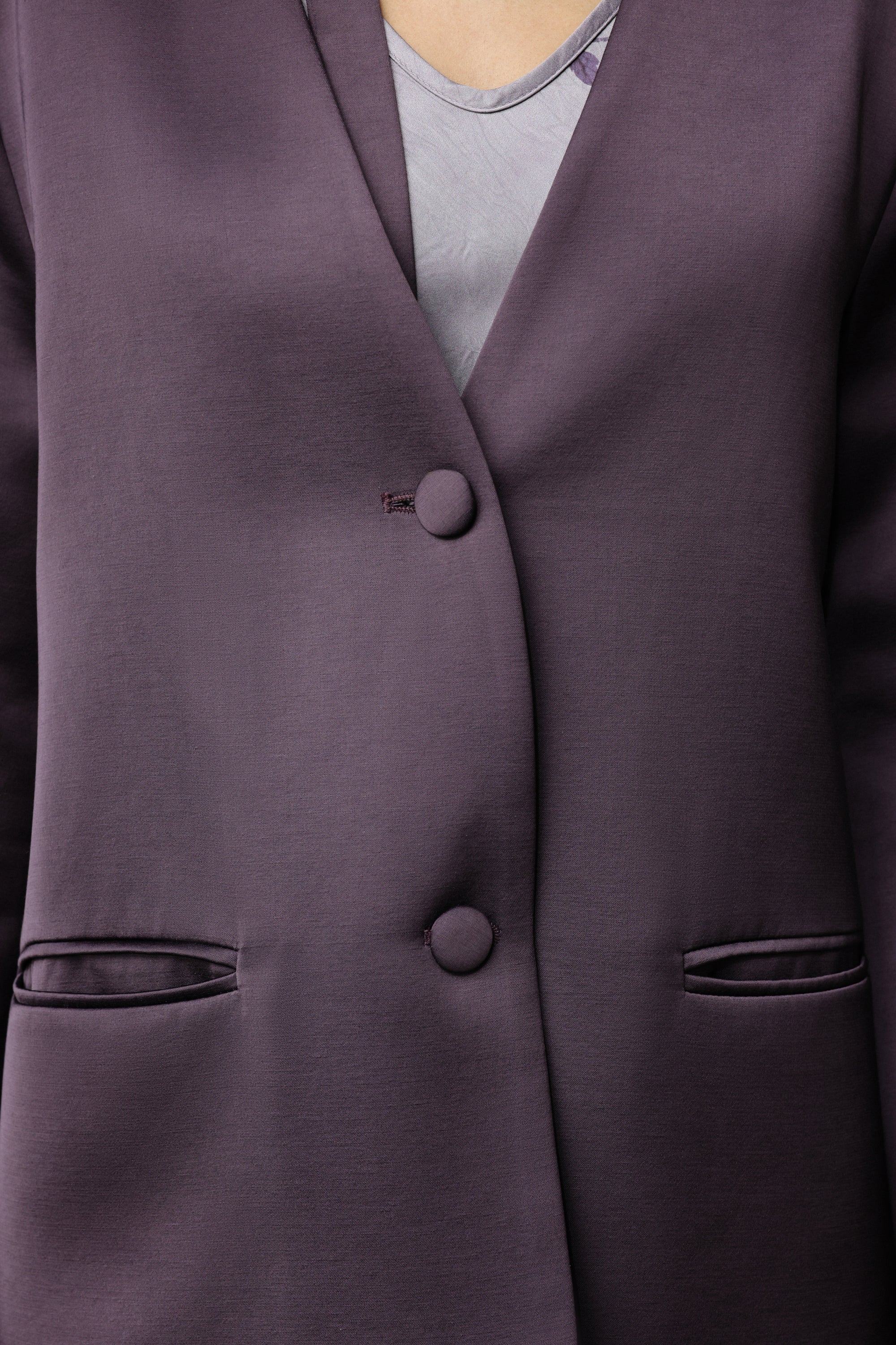 Midnight Plum Blazer