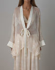 Sequin Satin Kimono