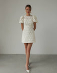 Fleur Textured Mini Dress
