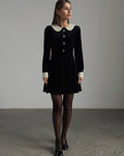 Moonlit Collar Dress