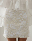 Radiance Embroidered Mini Skirt