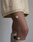 Pearl Heart Tights