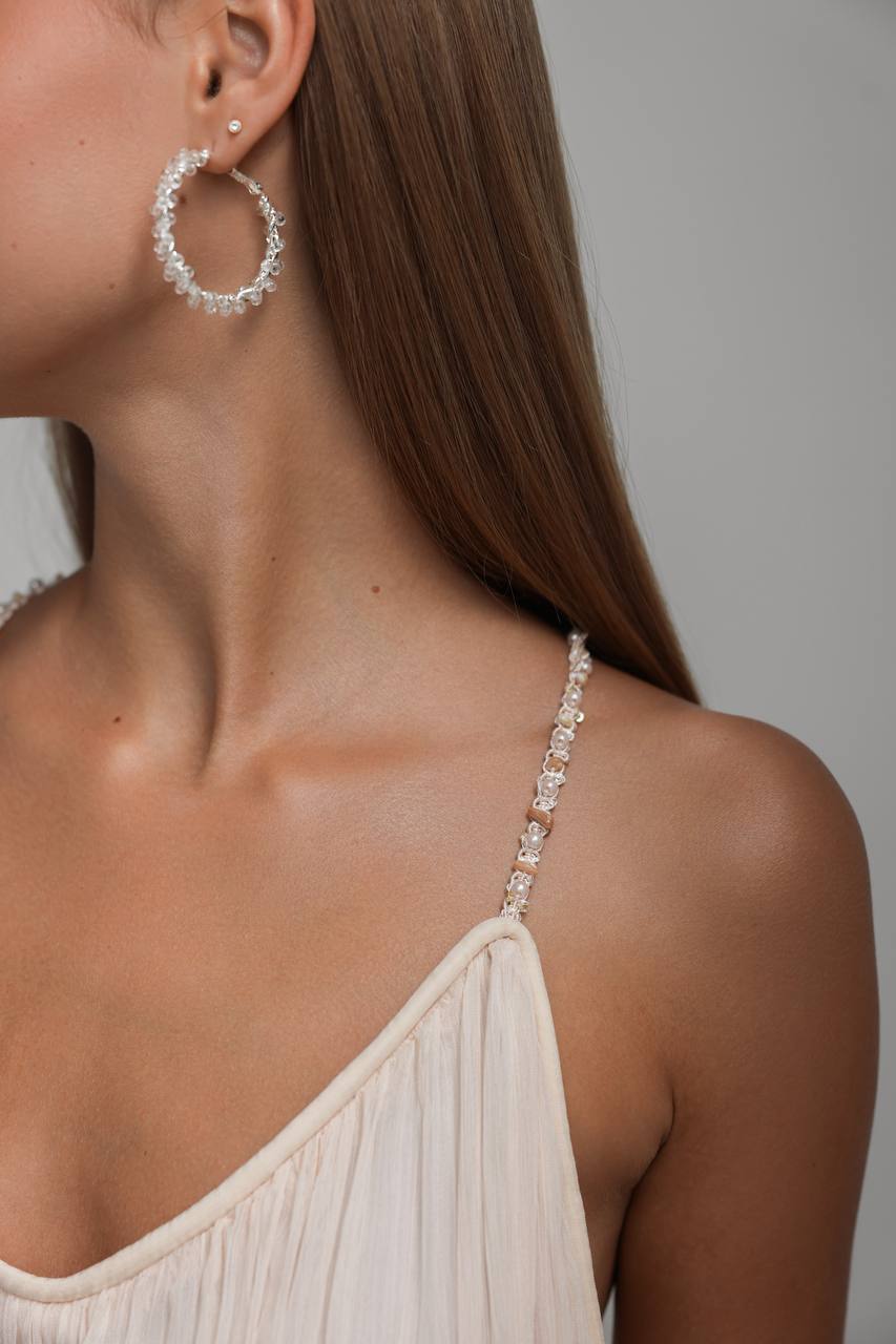 Shimmer Loop Earrings