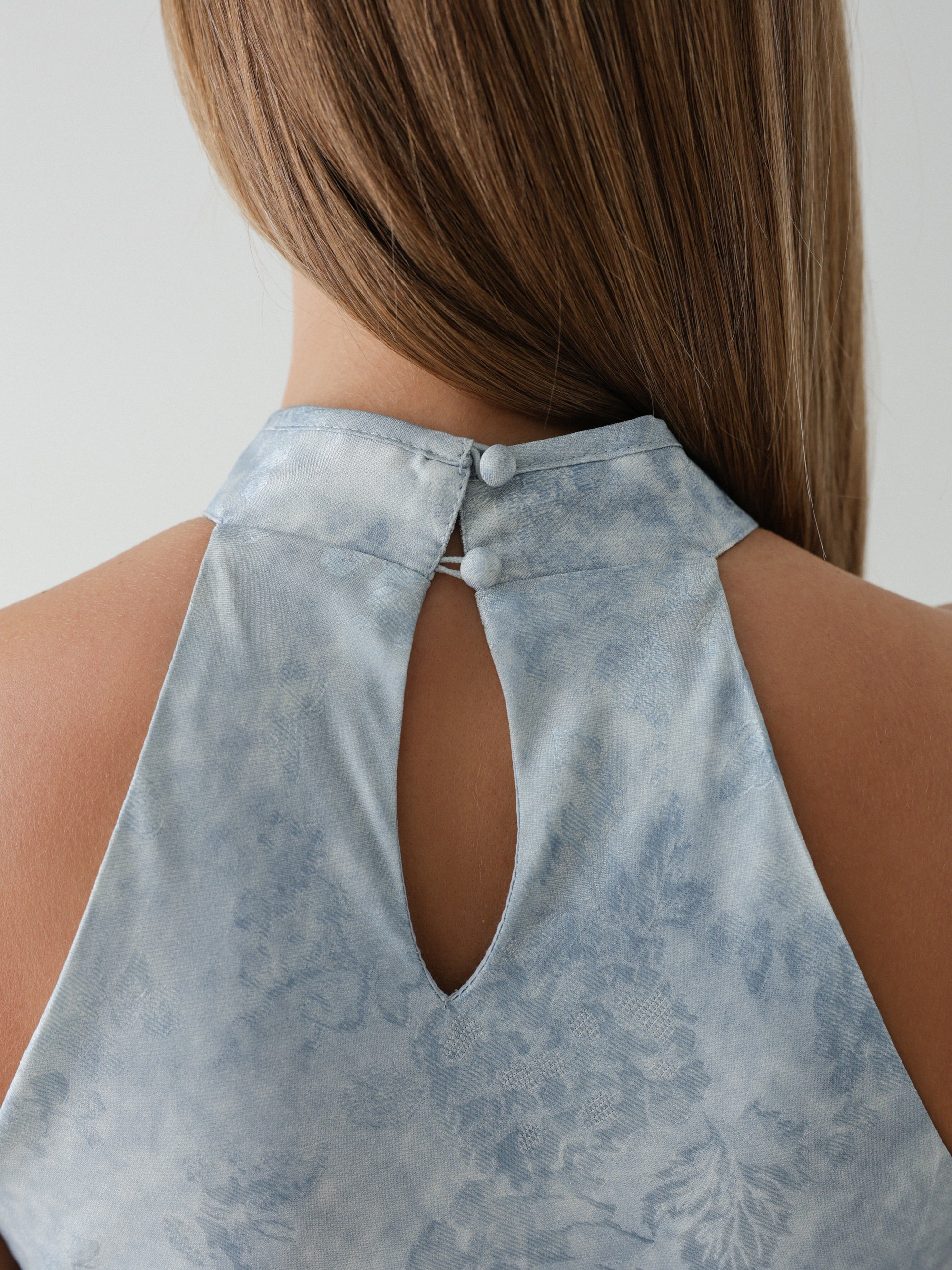 Blue China Dress