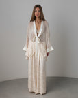 Sequin Satin Kimono