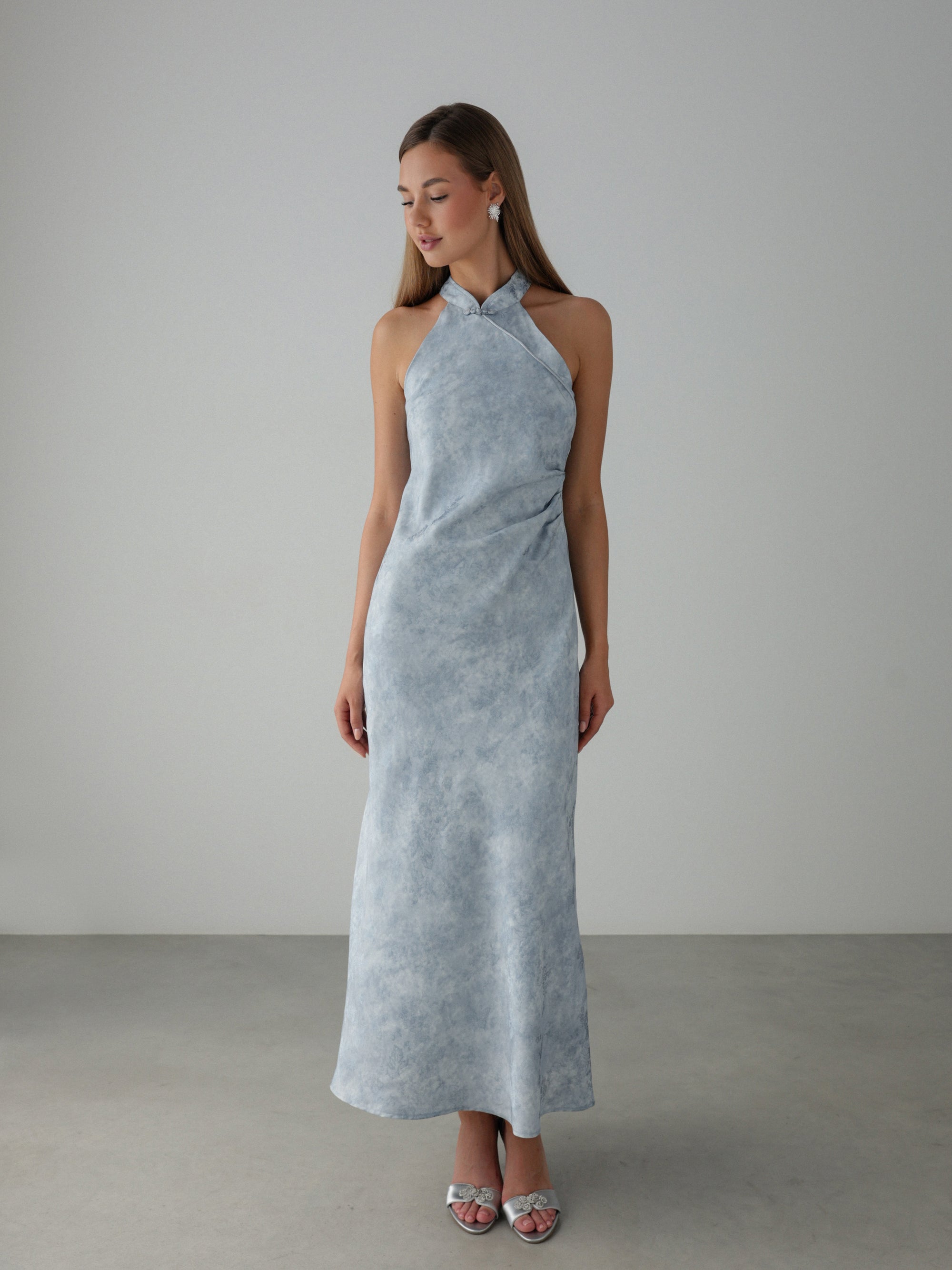 Blue China Dress