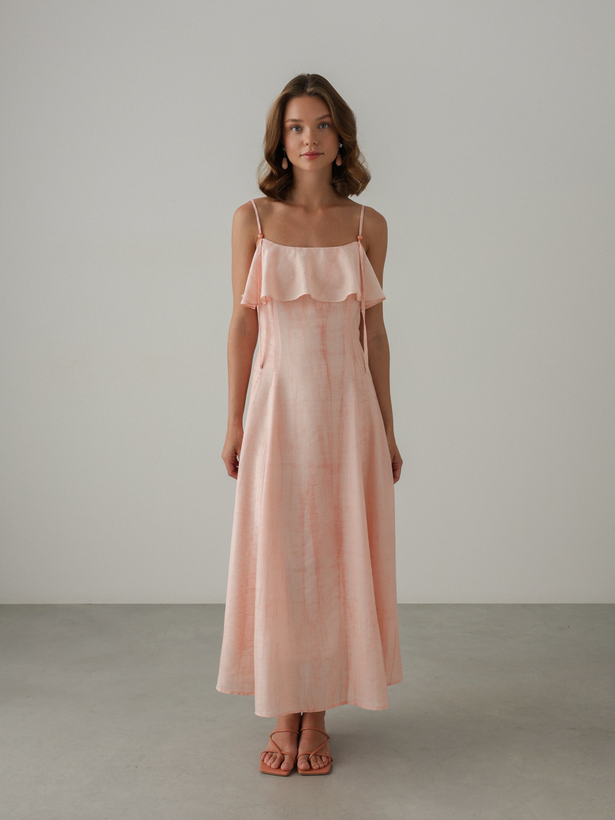 Ruffle Strap Dress
