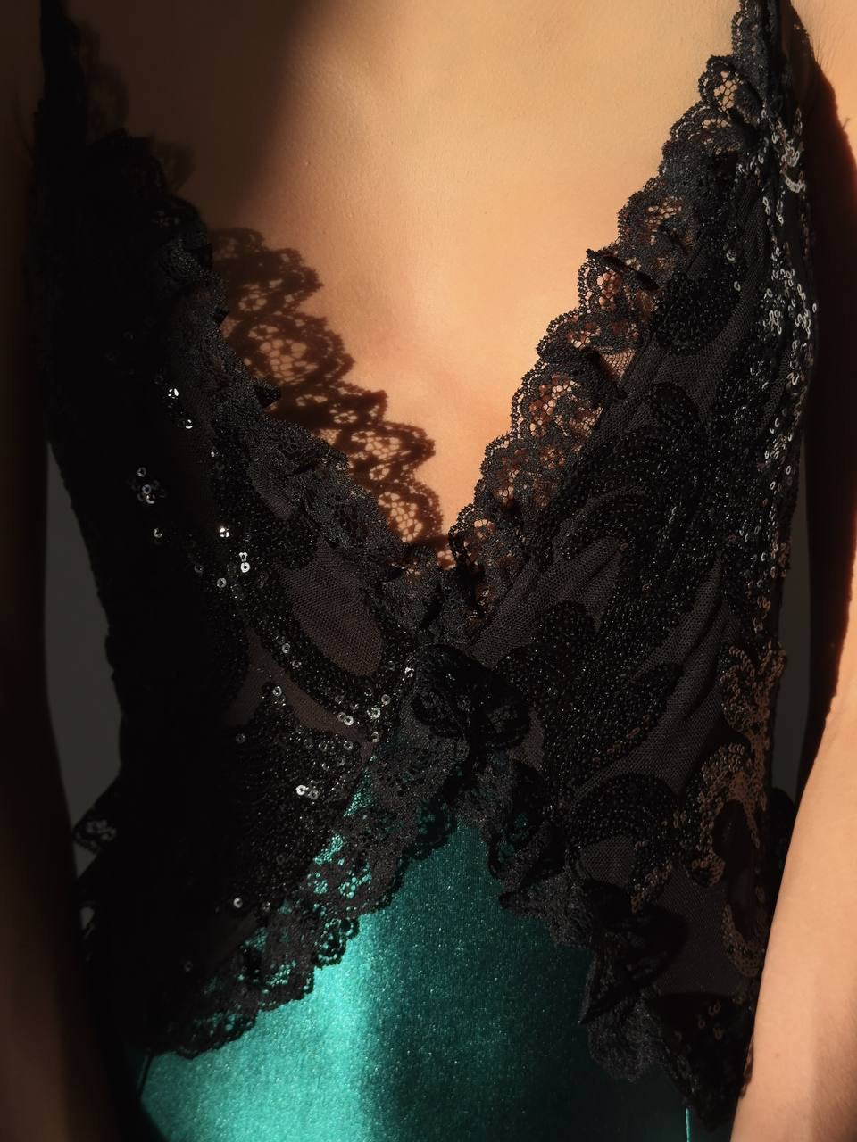Nocturne Emerald Gown