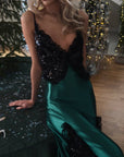 Nocturne Emerald Gown